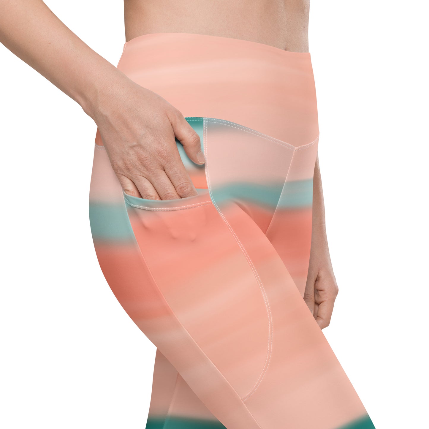 Peachie Green Leggings