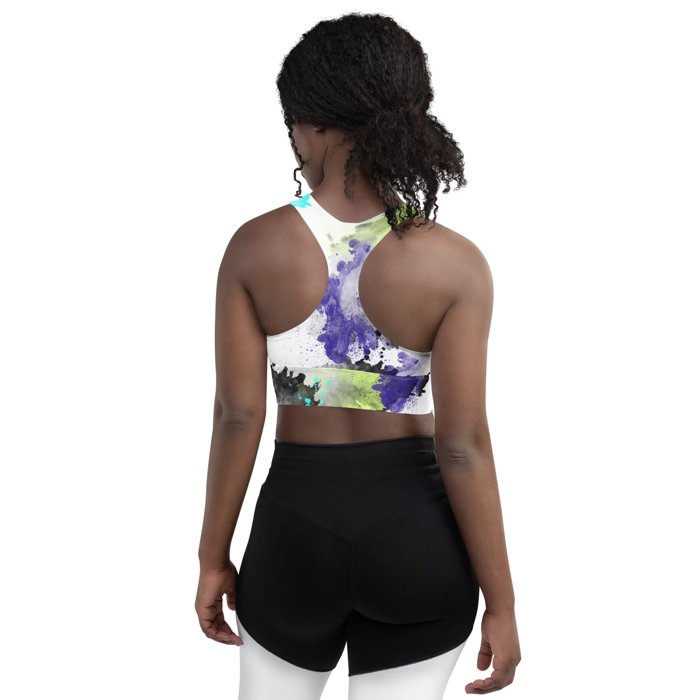 Inked Longline Sports Bra