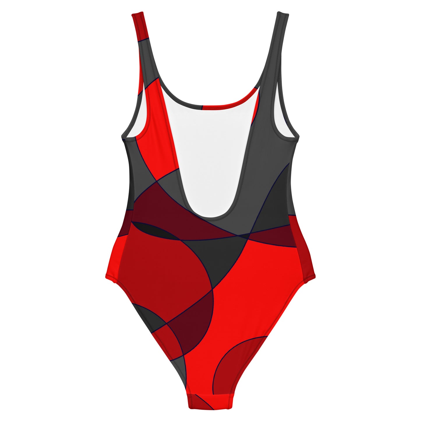 Mosaic Red One-Piece Swimsuit