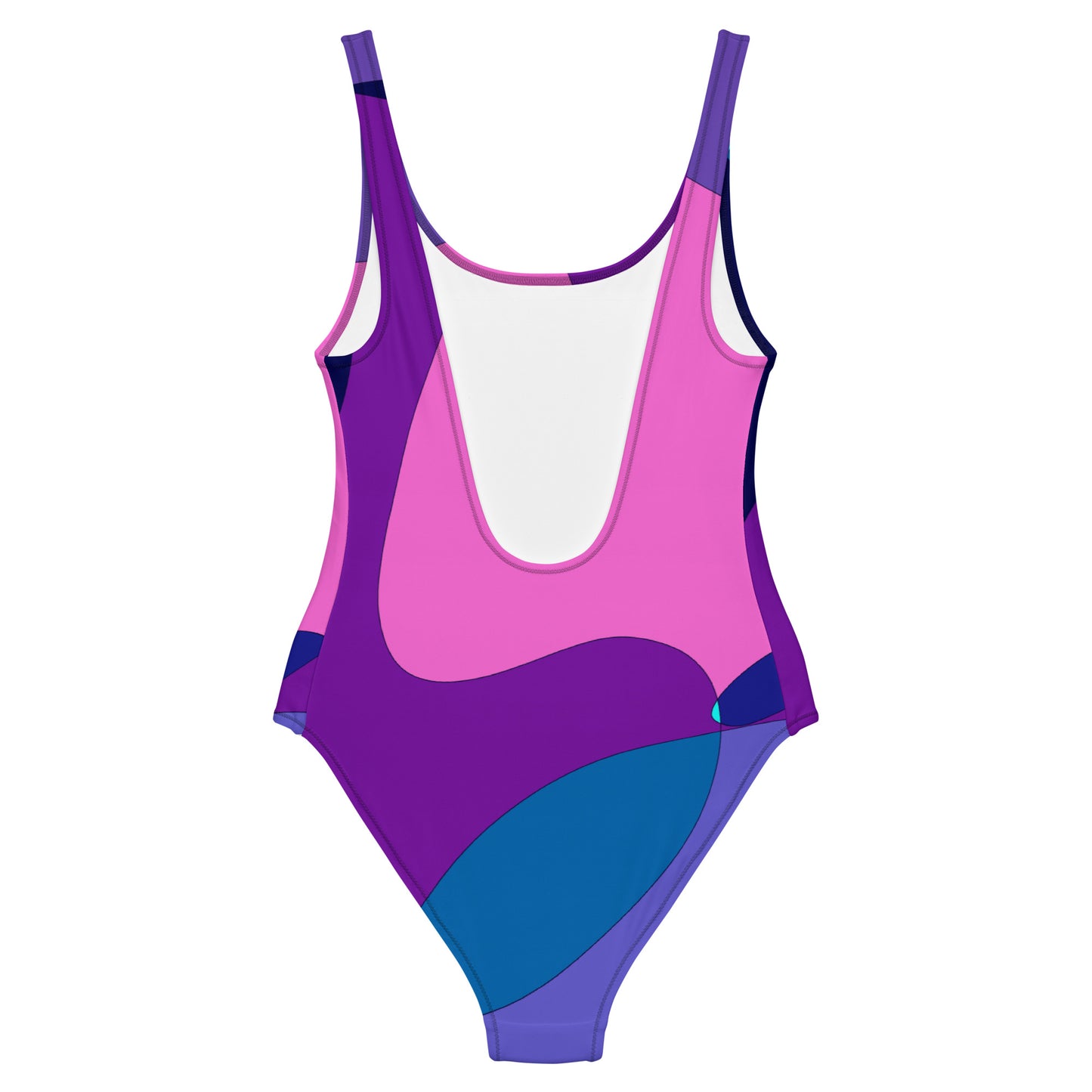 Mosaic Fuchsia One-Piece Swimsuit