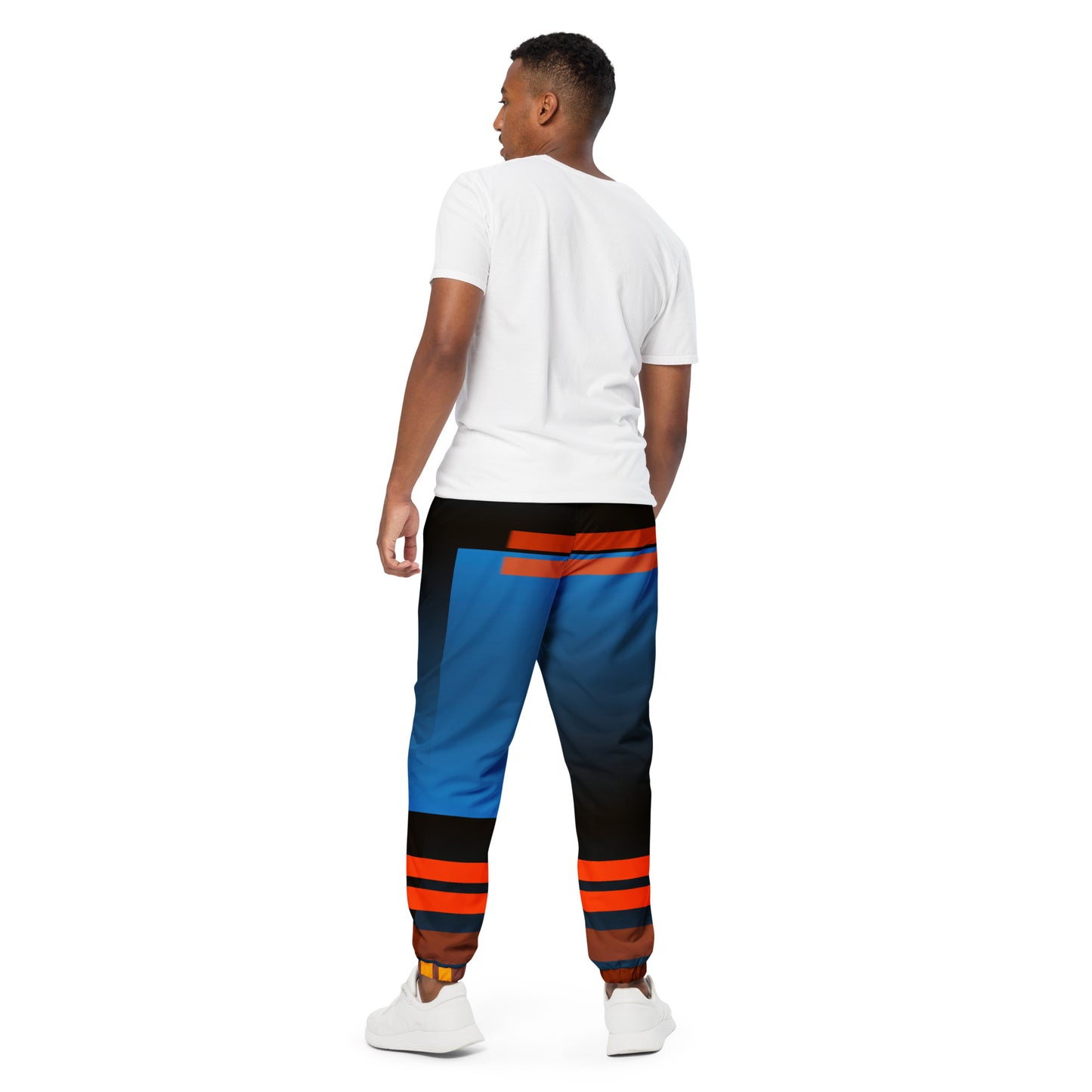 Navy Color-Block Unisex Track Pants