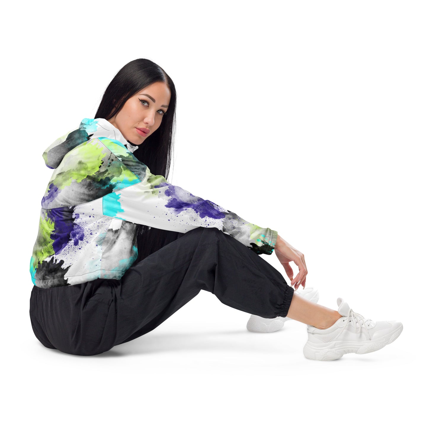 Inked Women’s Cropped Windbreaker