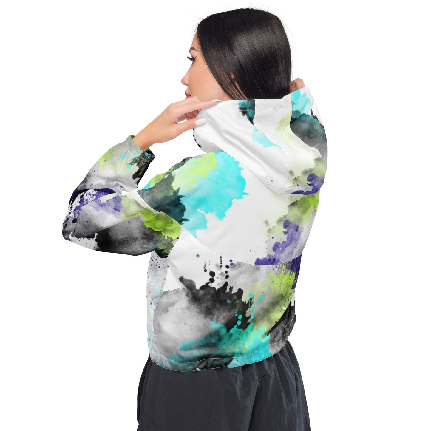 Inked Women’s Cropped Windbreaker