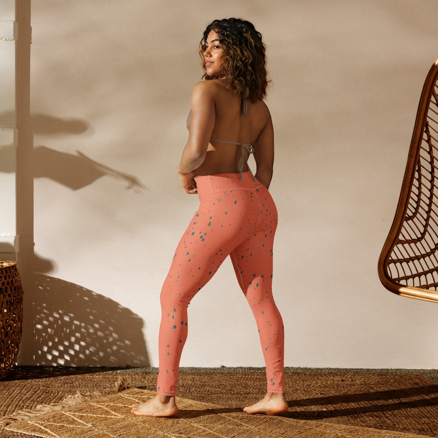 Just Peachy Spotted Leggings