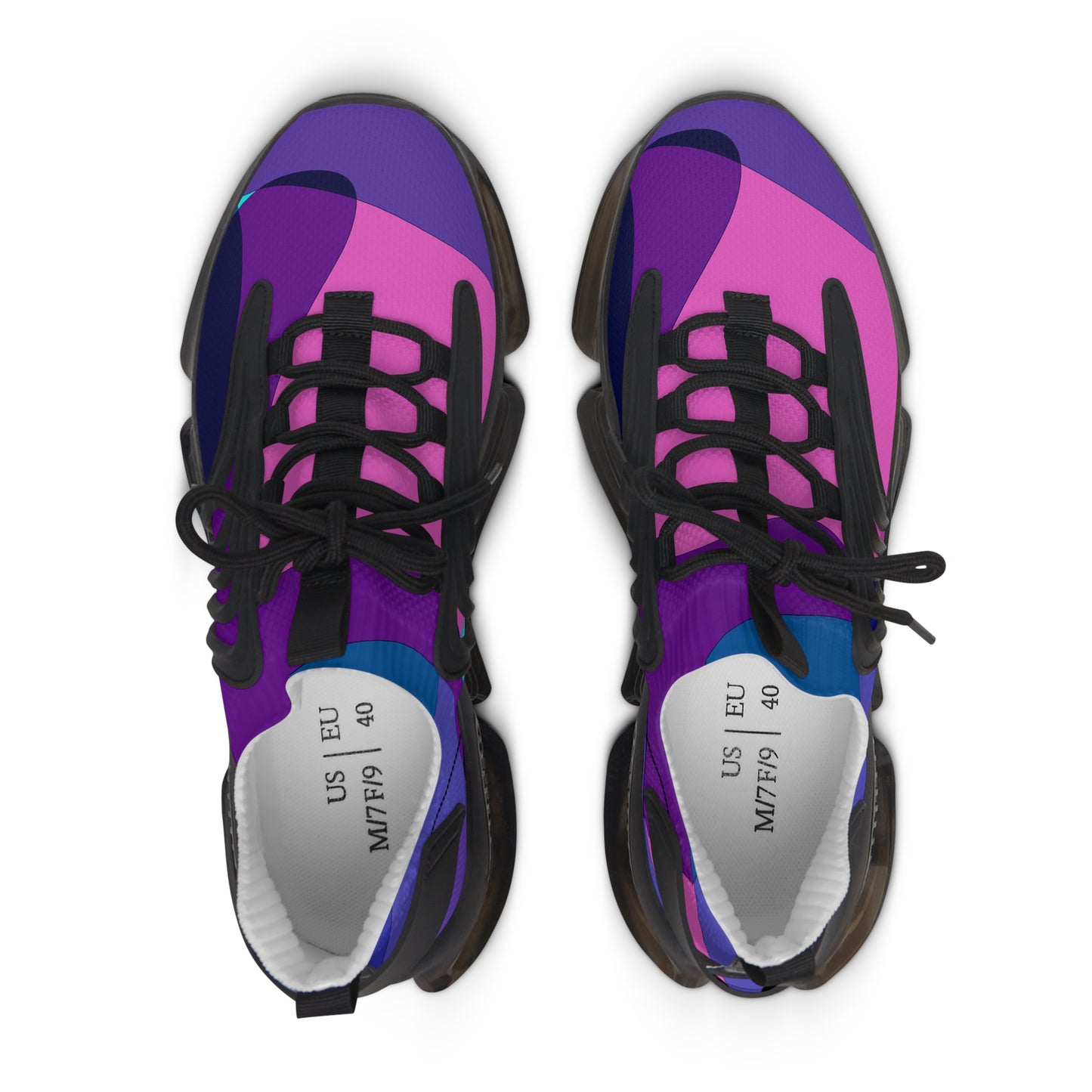 Mosaic Fuchsia Women's Mesh Sneakers