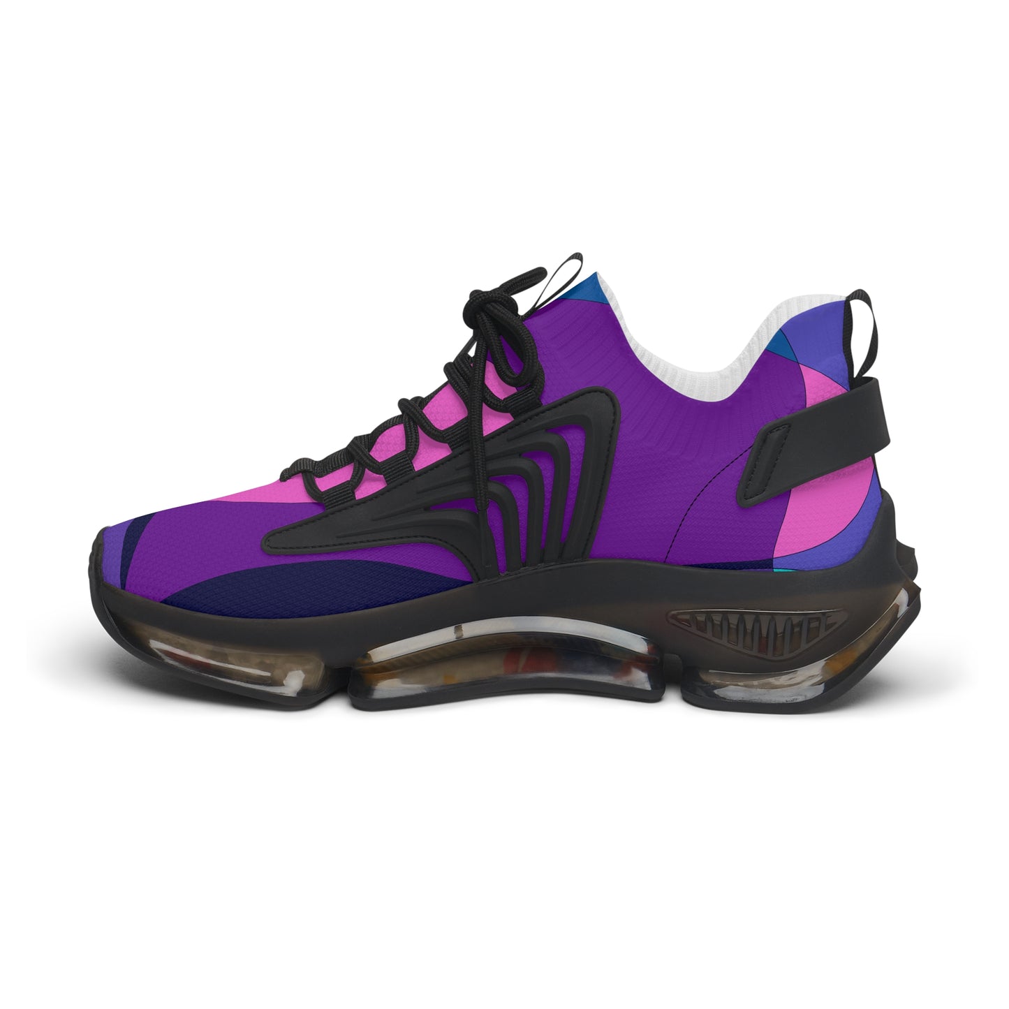 Mosaic Fuchsia Women's Mesh Sneakers