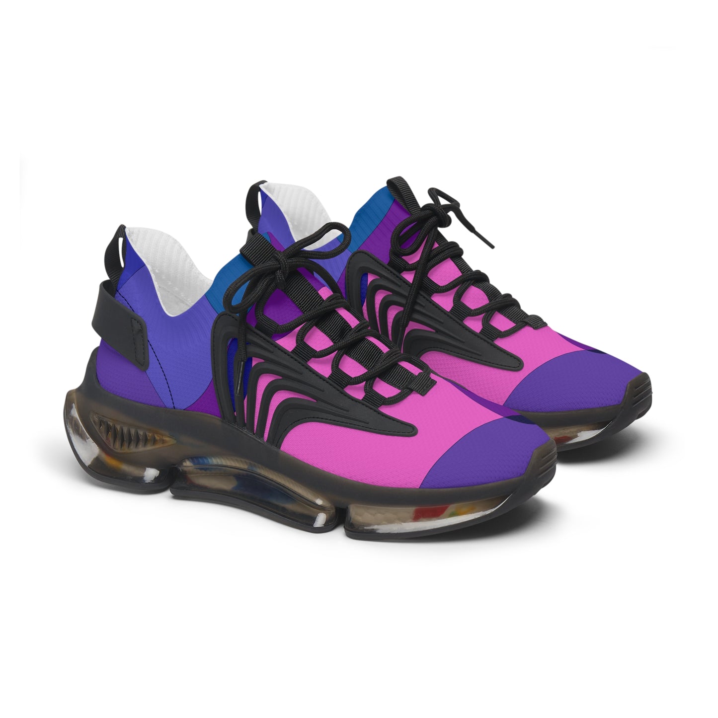 Mosaic Fuchsia Women's Mesh Sneakers