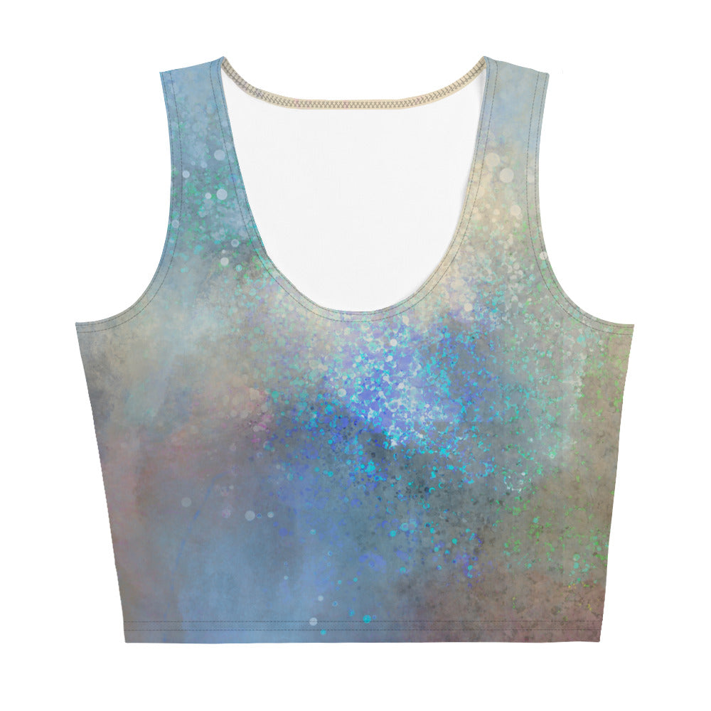 Digital Tie Dye Crop Top