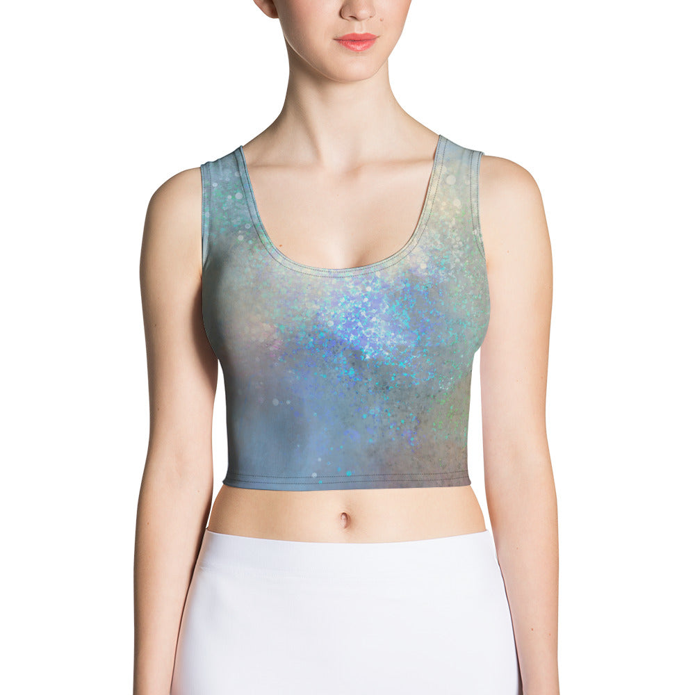 Digital Tie Dye Crop Top