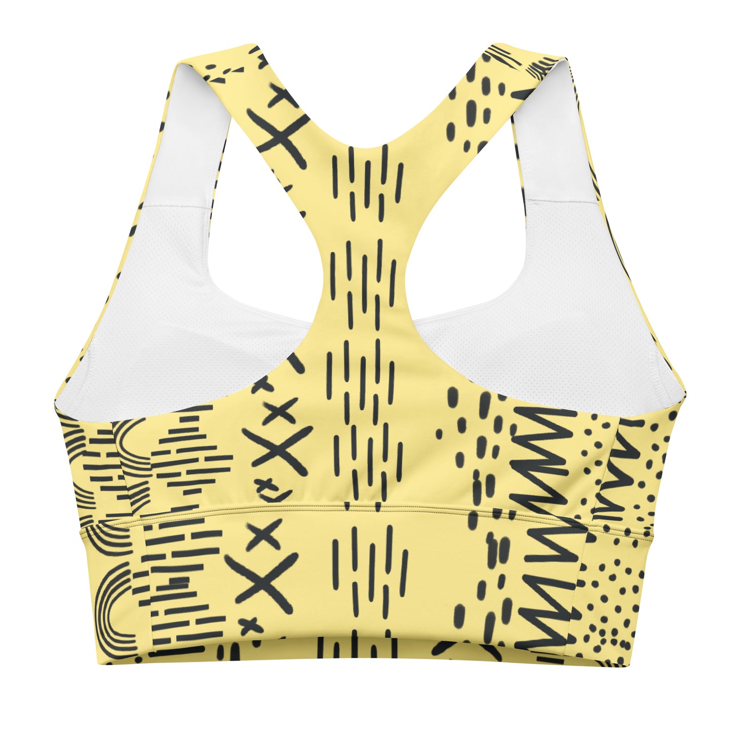 Graffiti Longline Sports Bra