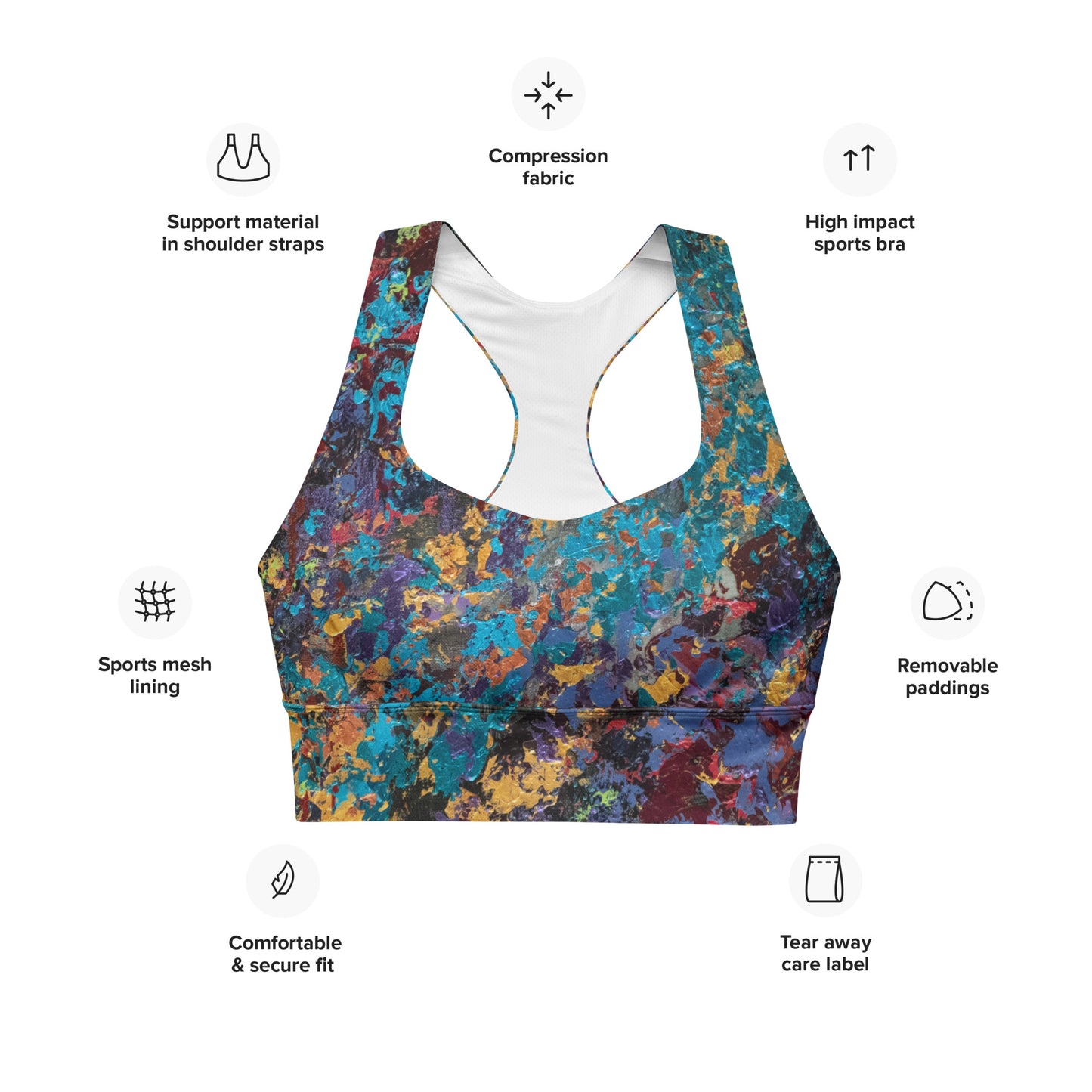 Nebula Tears Sports Bra