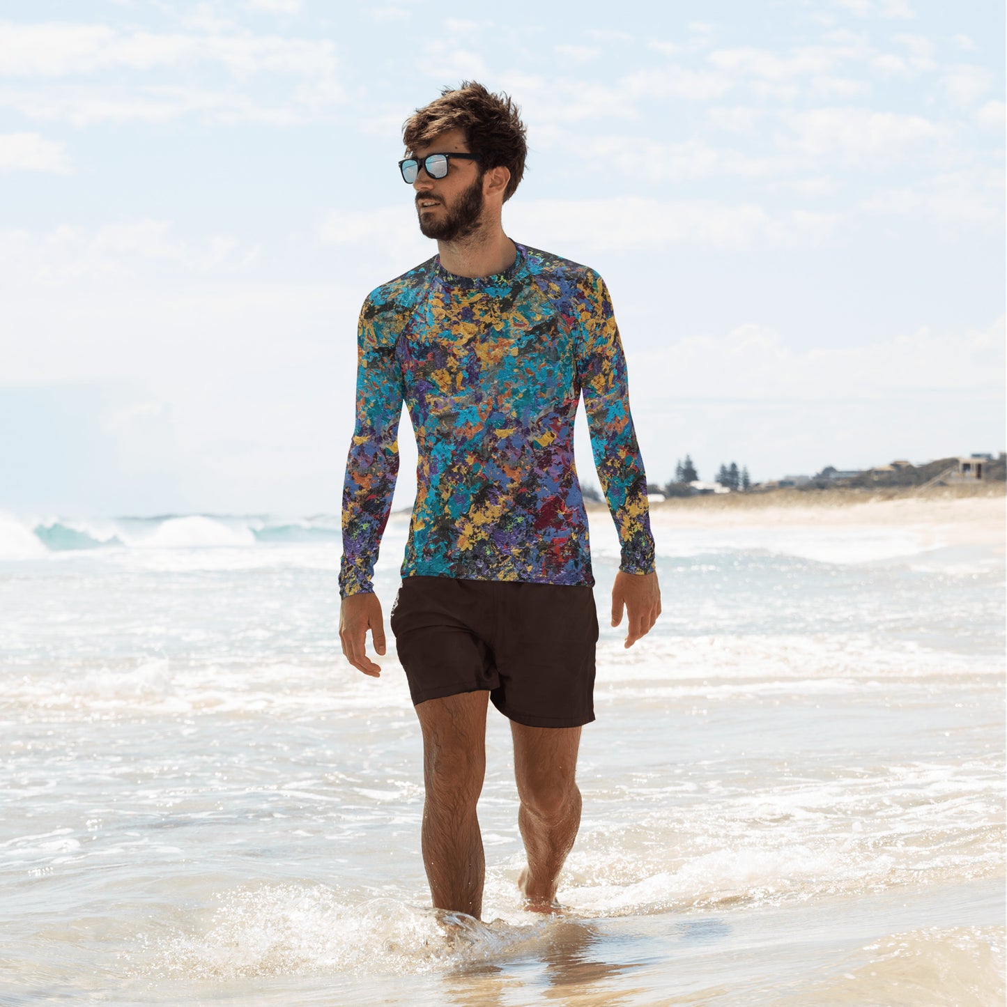 Nebula Tears Men's Rash Guard