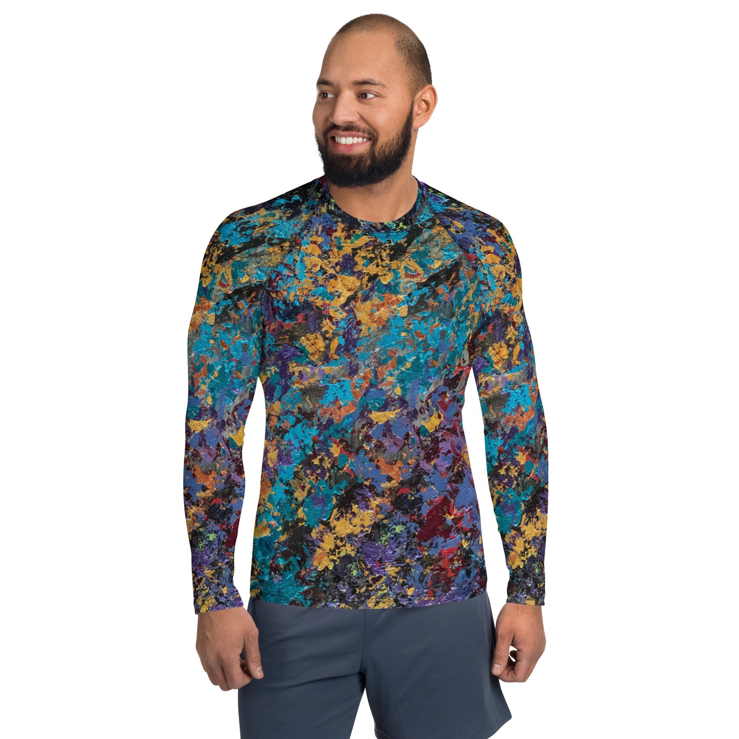 Nebula Tears Men's Rash Guard