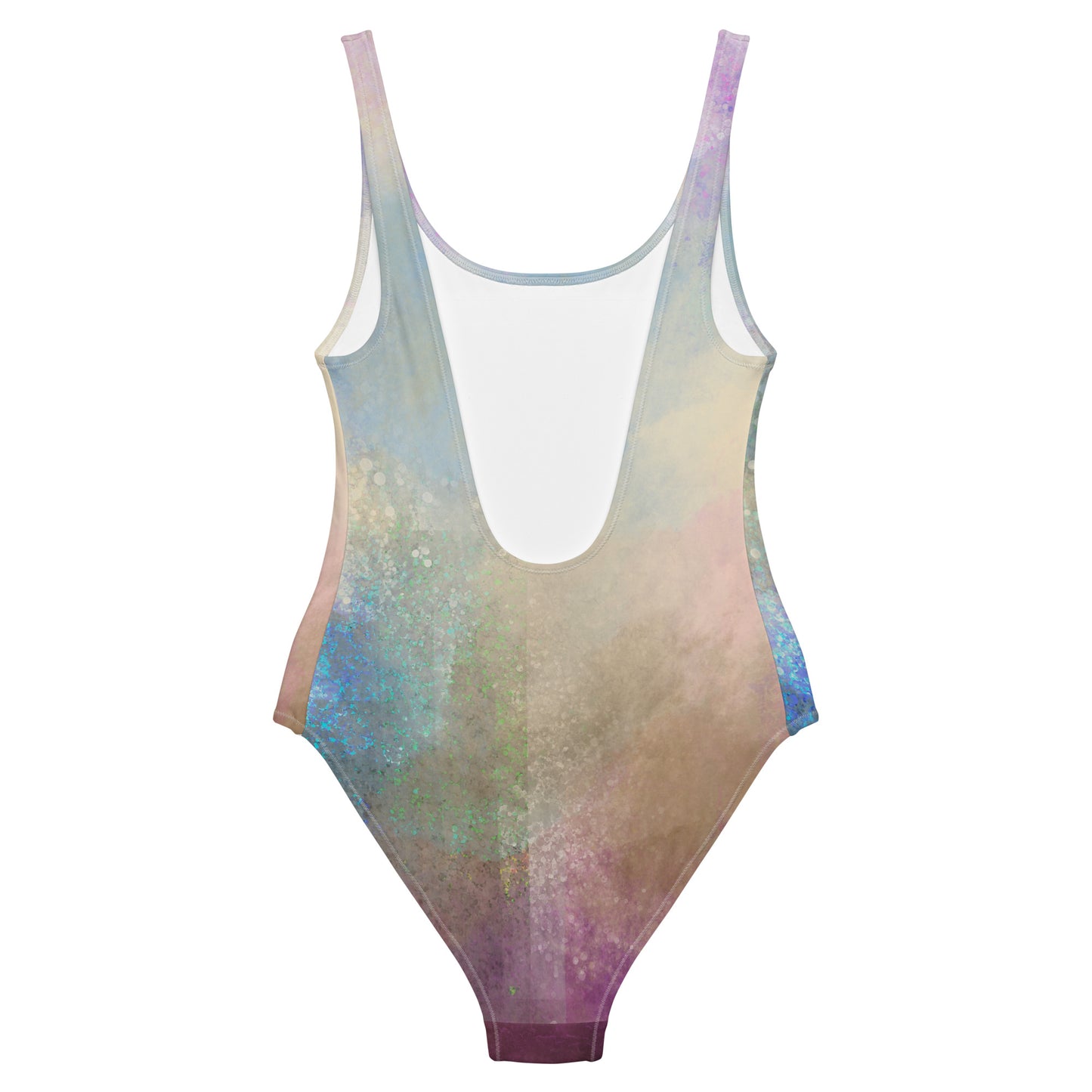 Digital Tie Dye One-Piece Swimsuit