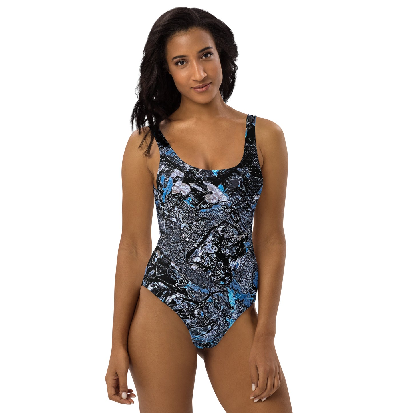 Static Noise One-Piece Swimsuit