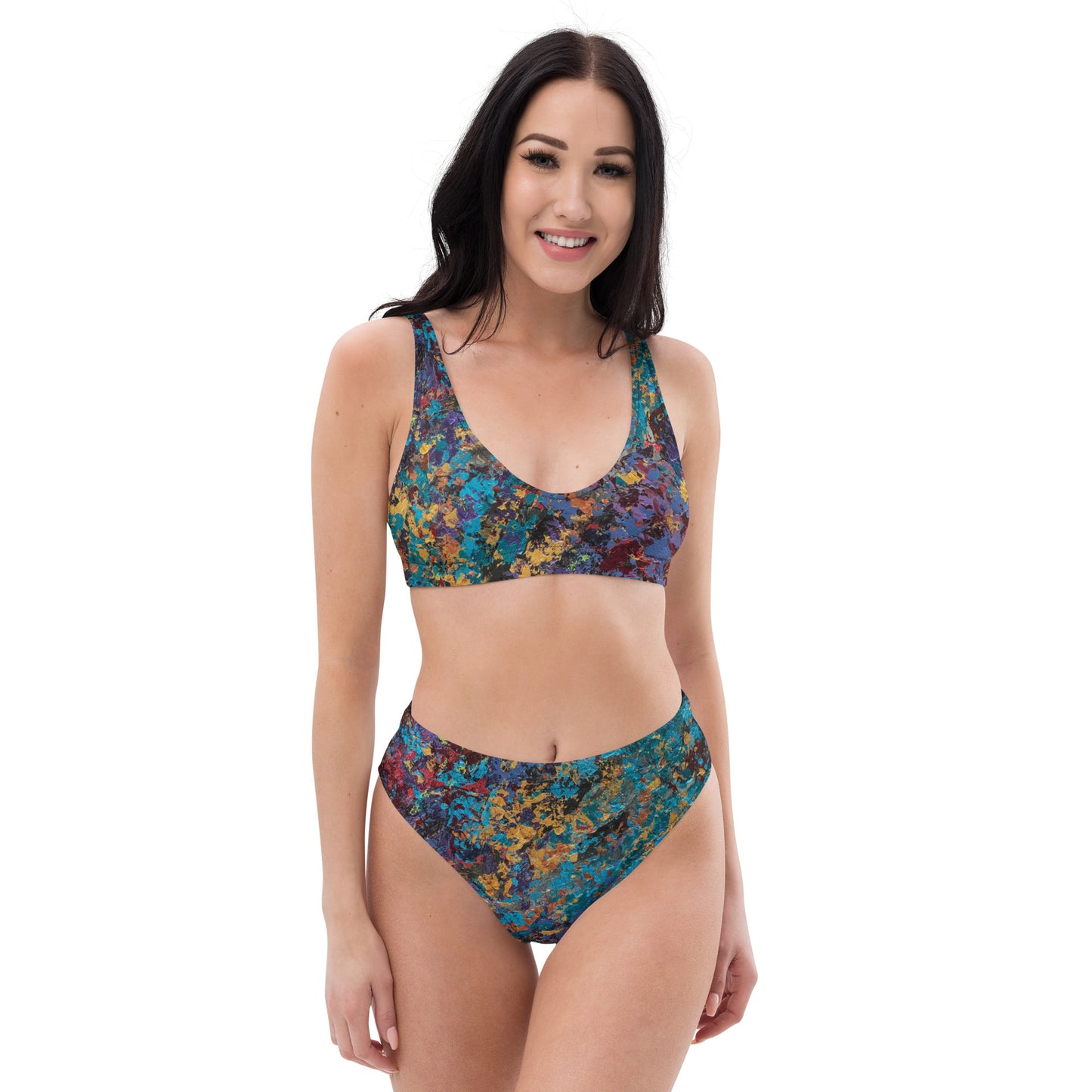 Nebula Tears high-waisted bikini