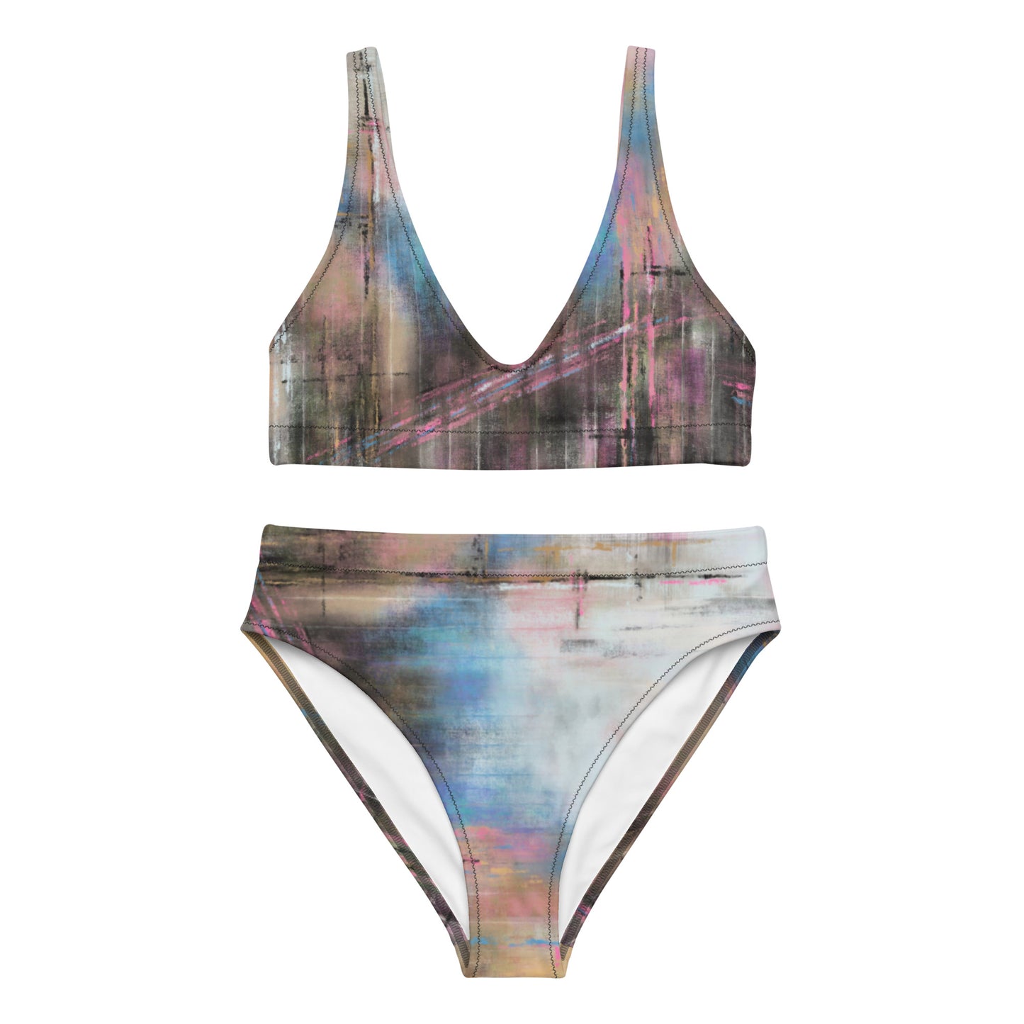 Pink Haze High Waisted Bikini