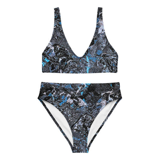 Static Noise High-Waisted Bikini