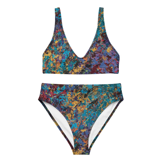 Nebula Tears high-waisted bikini