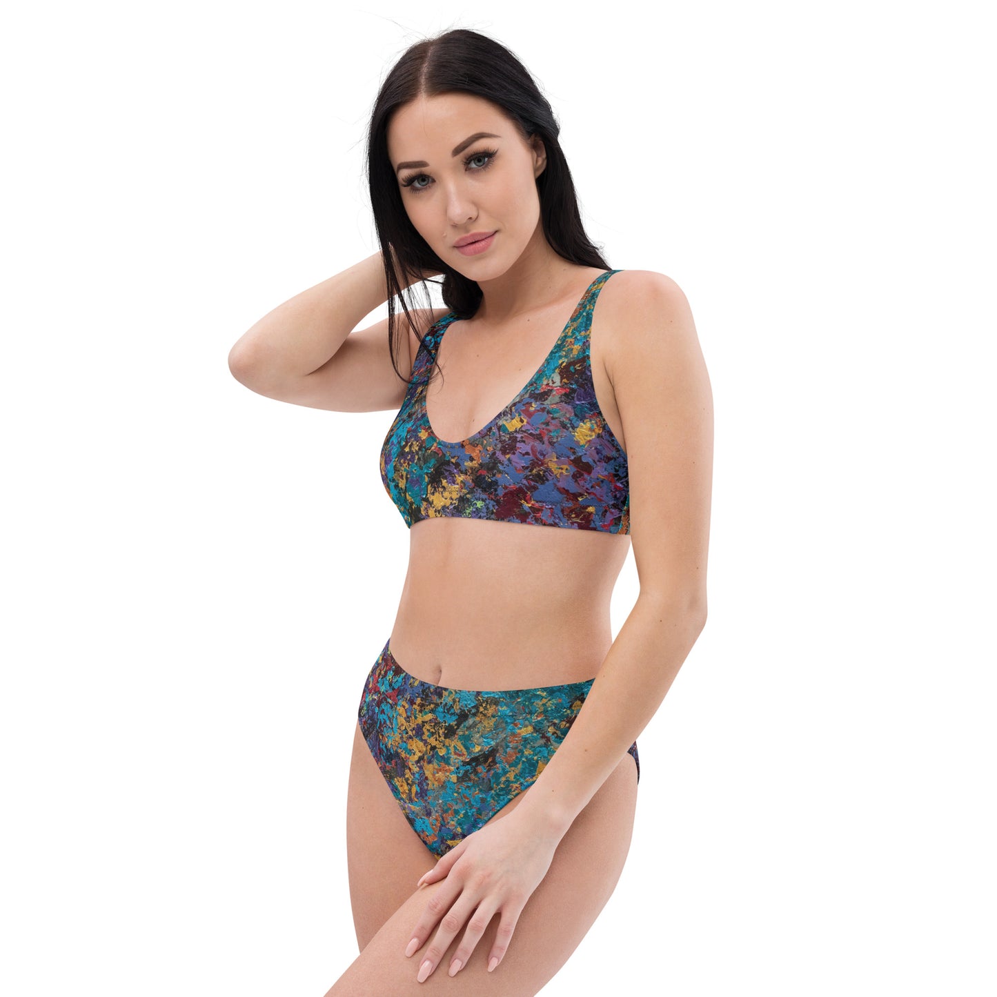 Nebula Tears high-waisted bikini