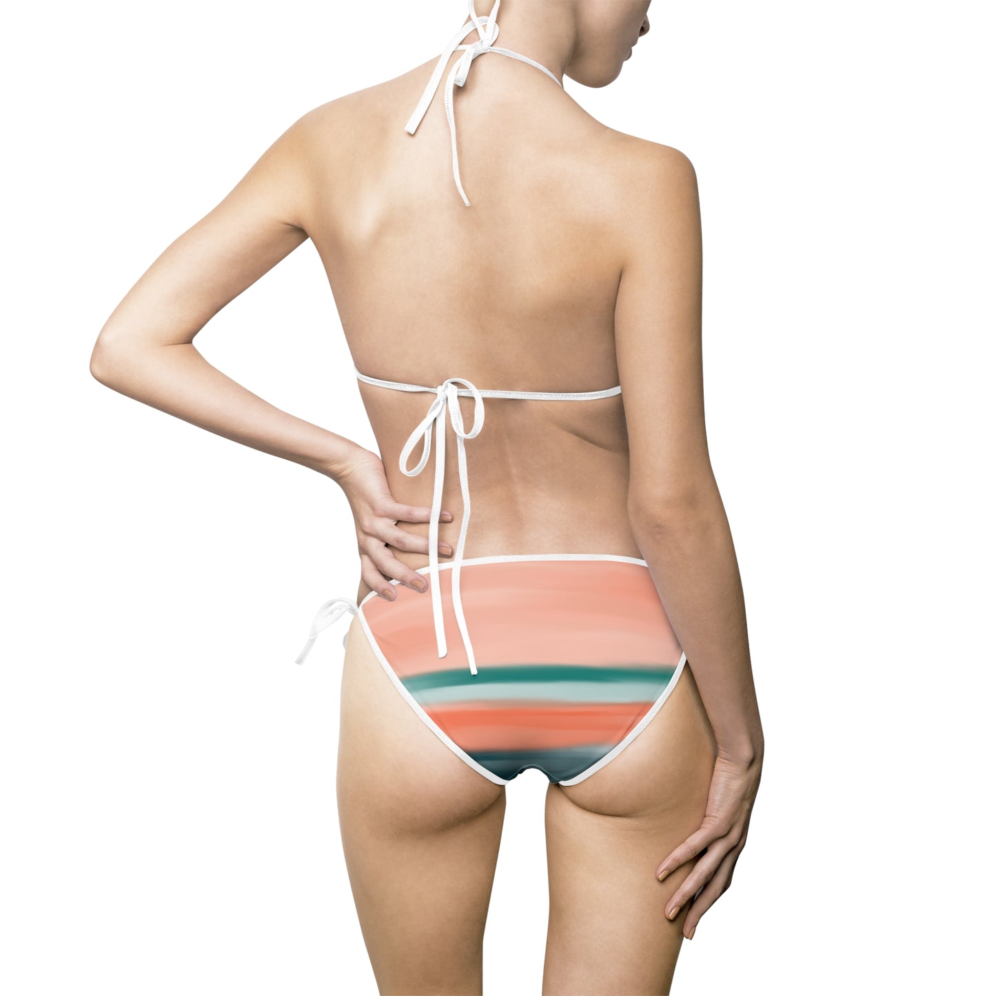 Peachie Green Women's Bikini