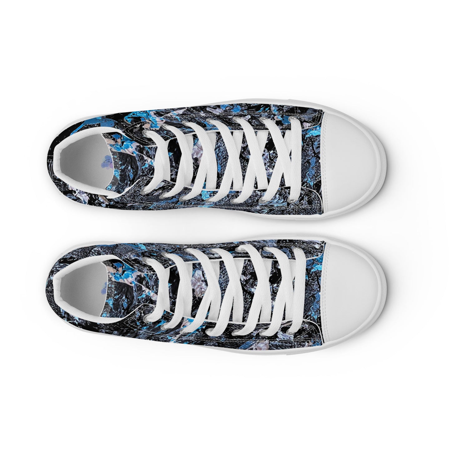 Static Noise Men’s High Top Canvas Shoes