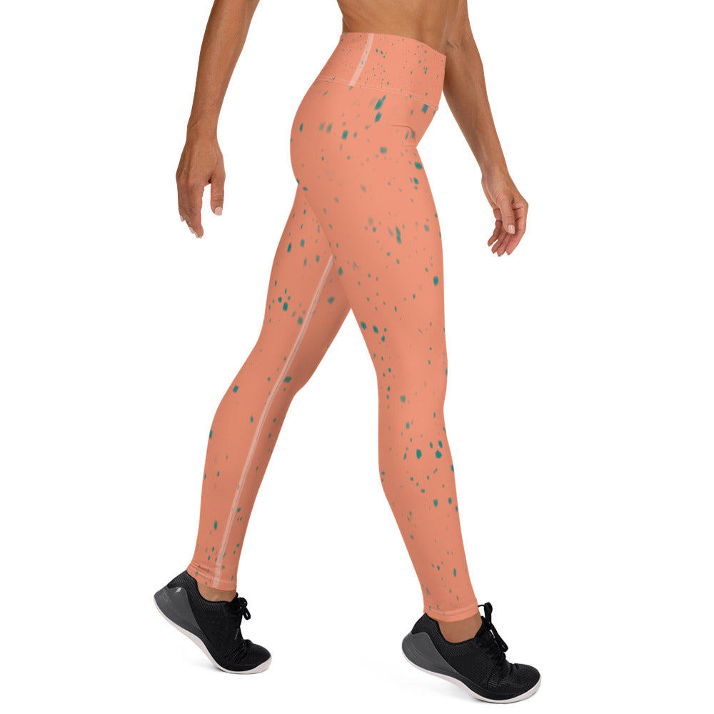 Just Peachy Spotted Leggings