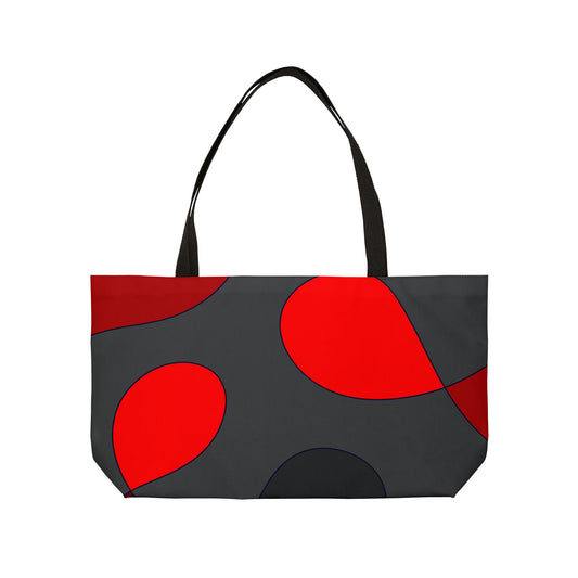 Mosaic Red Weekender Tote Bag