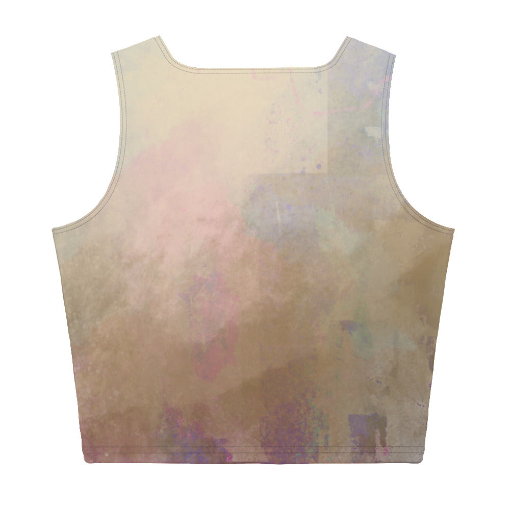 Digital Tie Dye Crop Top