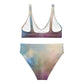 Digital Tie Dye High Waisted Bikini