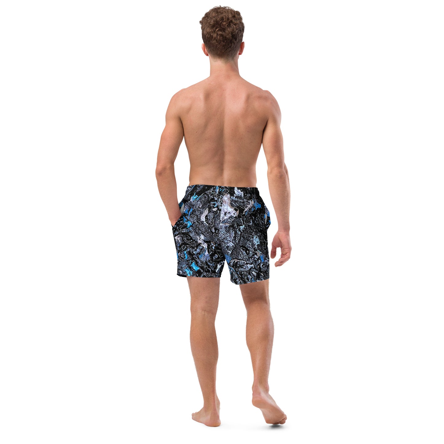 Static Noise Men's Swim Trunks