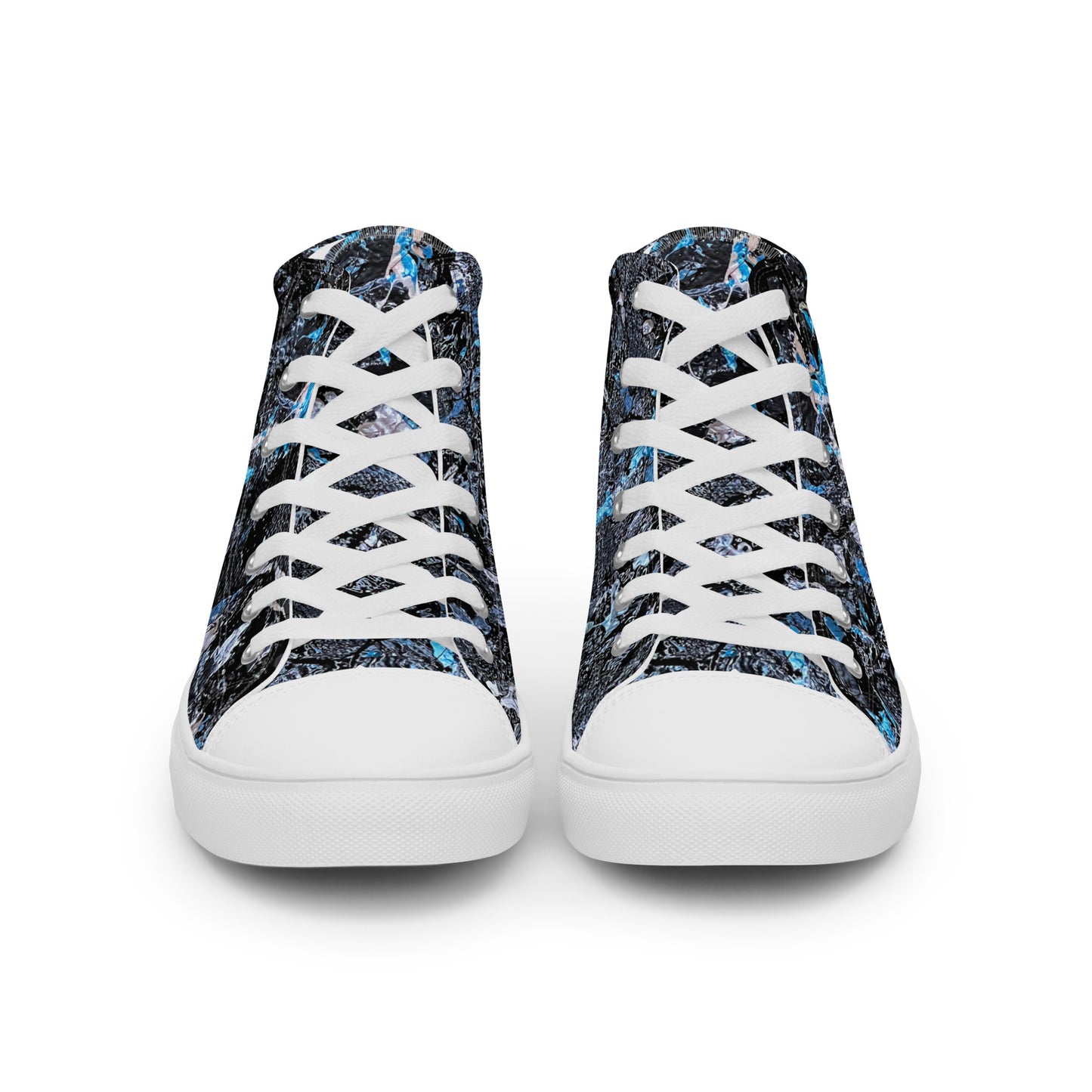 Static Noise Men’s High Top Canvas Shoes