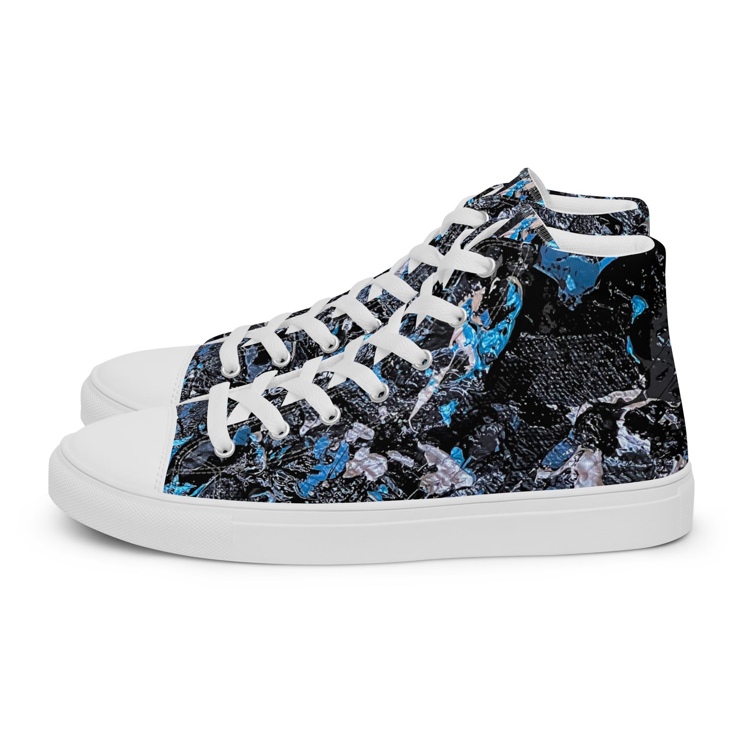 Static Noise Men’s High Top Canvas Shoes