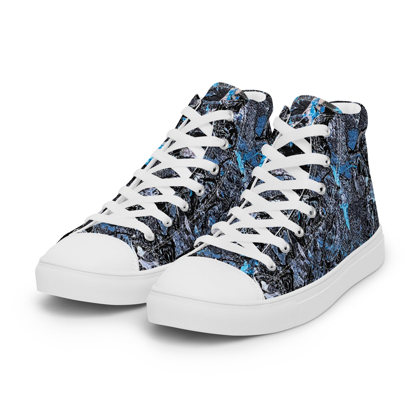 Static Noise Men’s High Top Canvas Shoes