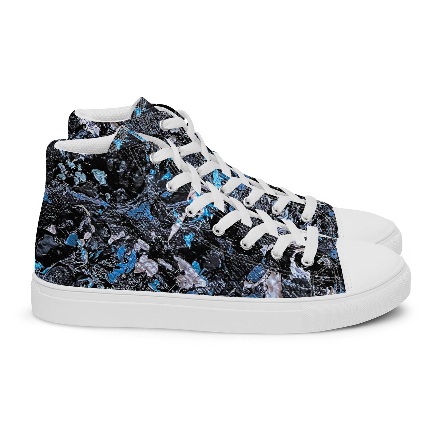 Static Noise Men’s High Top Canvas Shoes