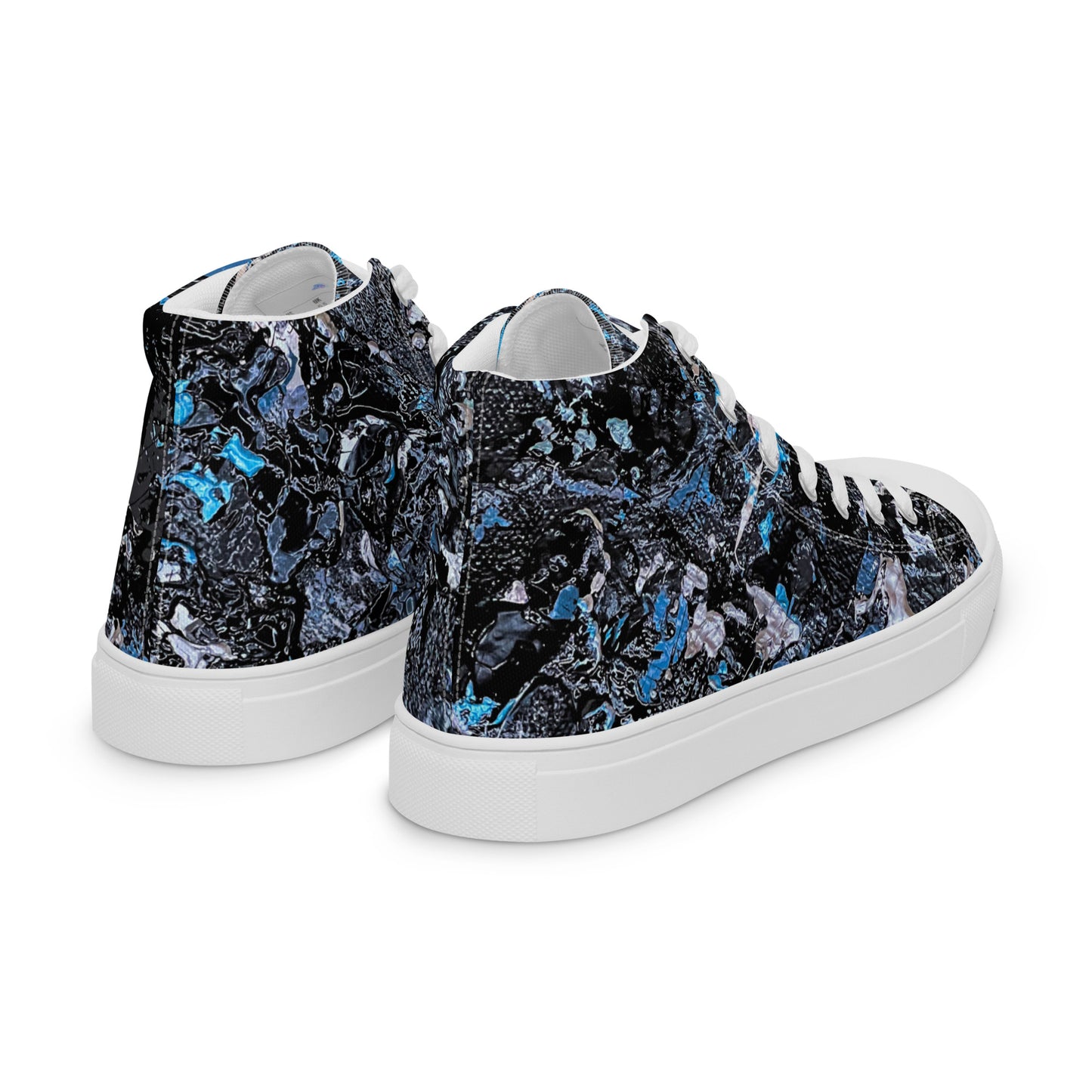 Static Noise Men’s High Top Canvas Shoes