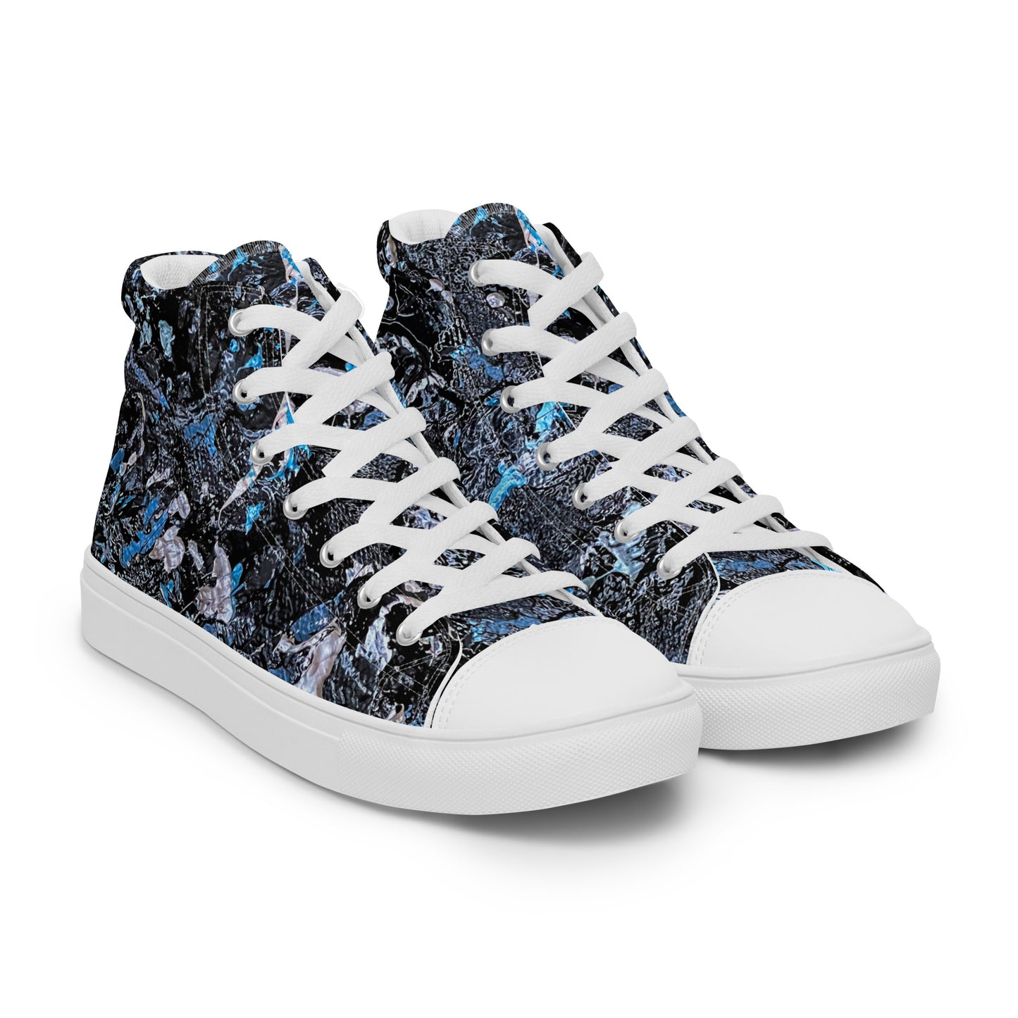 Static Noise Men’s High Top Canvas Shoes