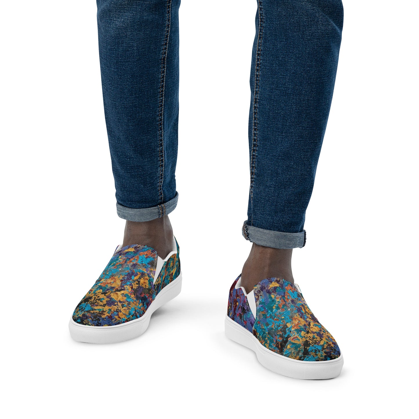 Nebula Tears Men’s Canvas Shoes